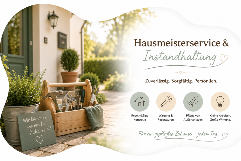 Hausmeisterservice bei Pflege und Instandhaltung einer Immobilie